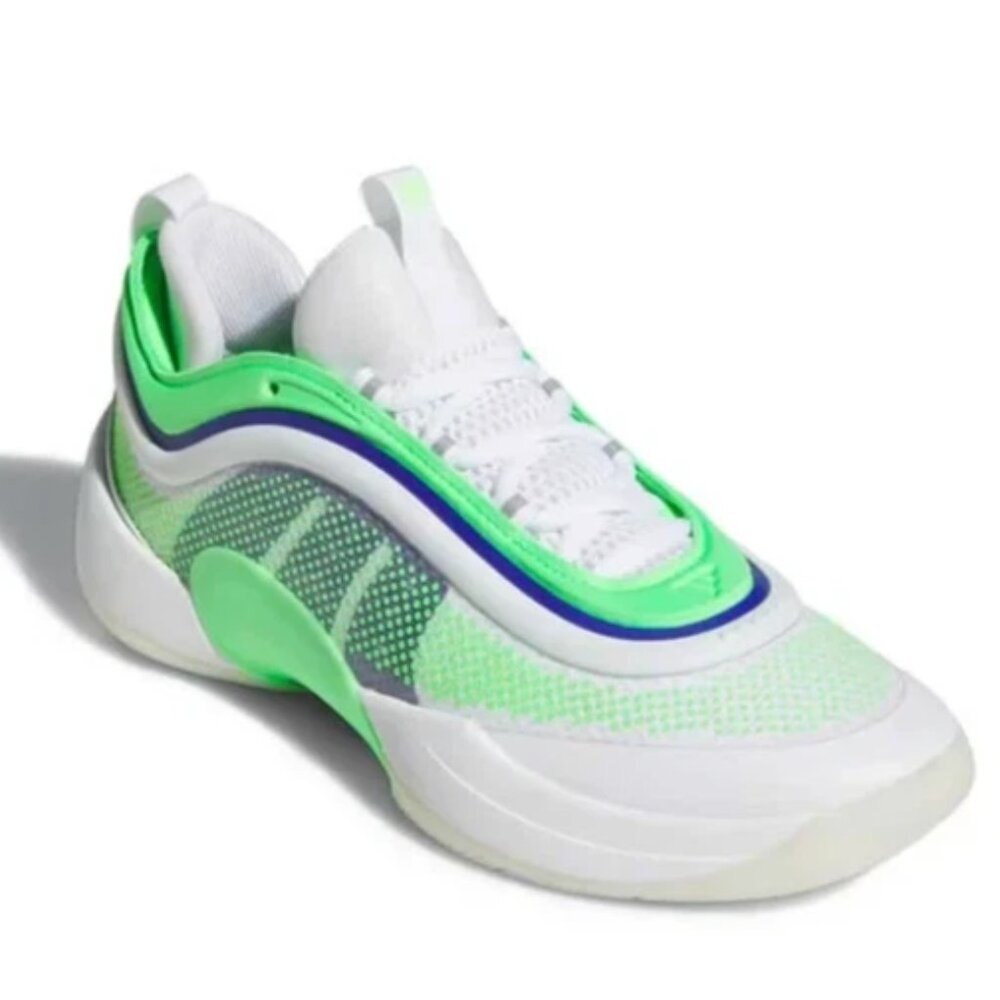 Adidas D.O.N. ISSUE 6 Unisex Basketball Shoe White Green Blue JQ2249 NEW
